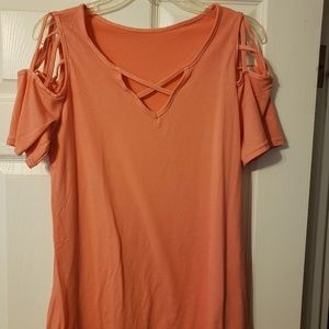 🔥🔥 Short sleeve shoulder cut out top